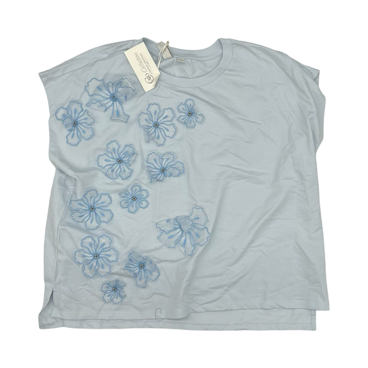 Top Ss By Cato In Blue, Size:1X