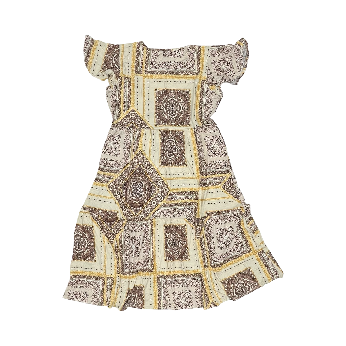 Dress Casual Maxi By Maurices In Tan, Size:Xxl