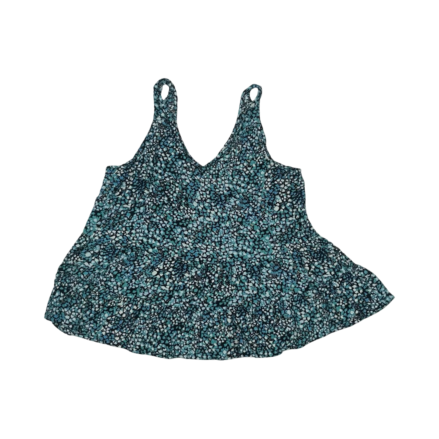 Top Sleeveless By Loft In Black & Blue, Size:Sp