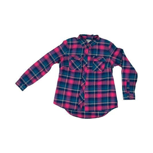 Top Ls By Duluth Trading In Blue & Pink, Size:M