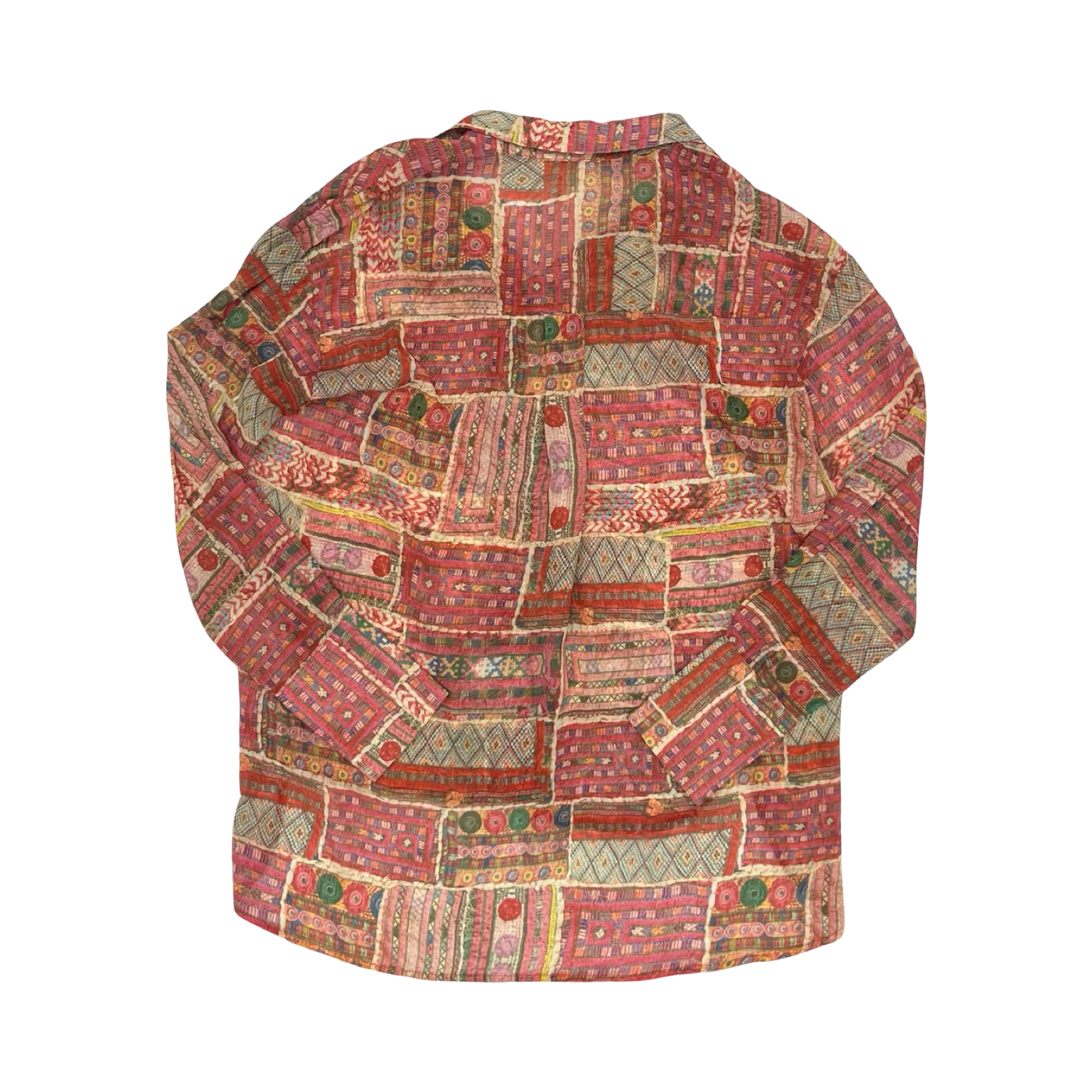 Blouse Ls By Entro In Orange, Size:S