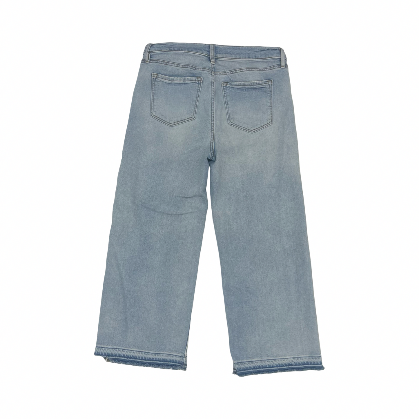 Jeans Wide Leg By Loft In Blue Denim, Size:10