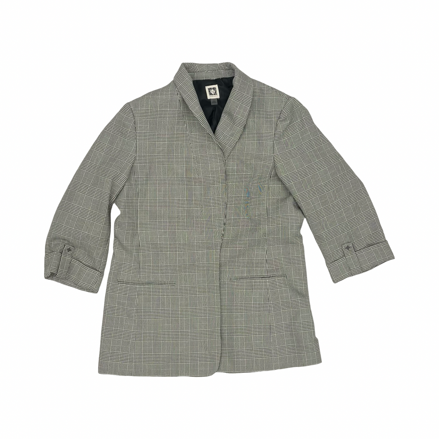 Blazer By Anne Klein In Black & Cream, Size:L