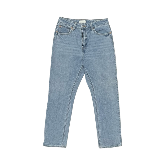 Jeans Straight By H&M In Blue Denim, Size:8