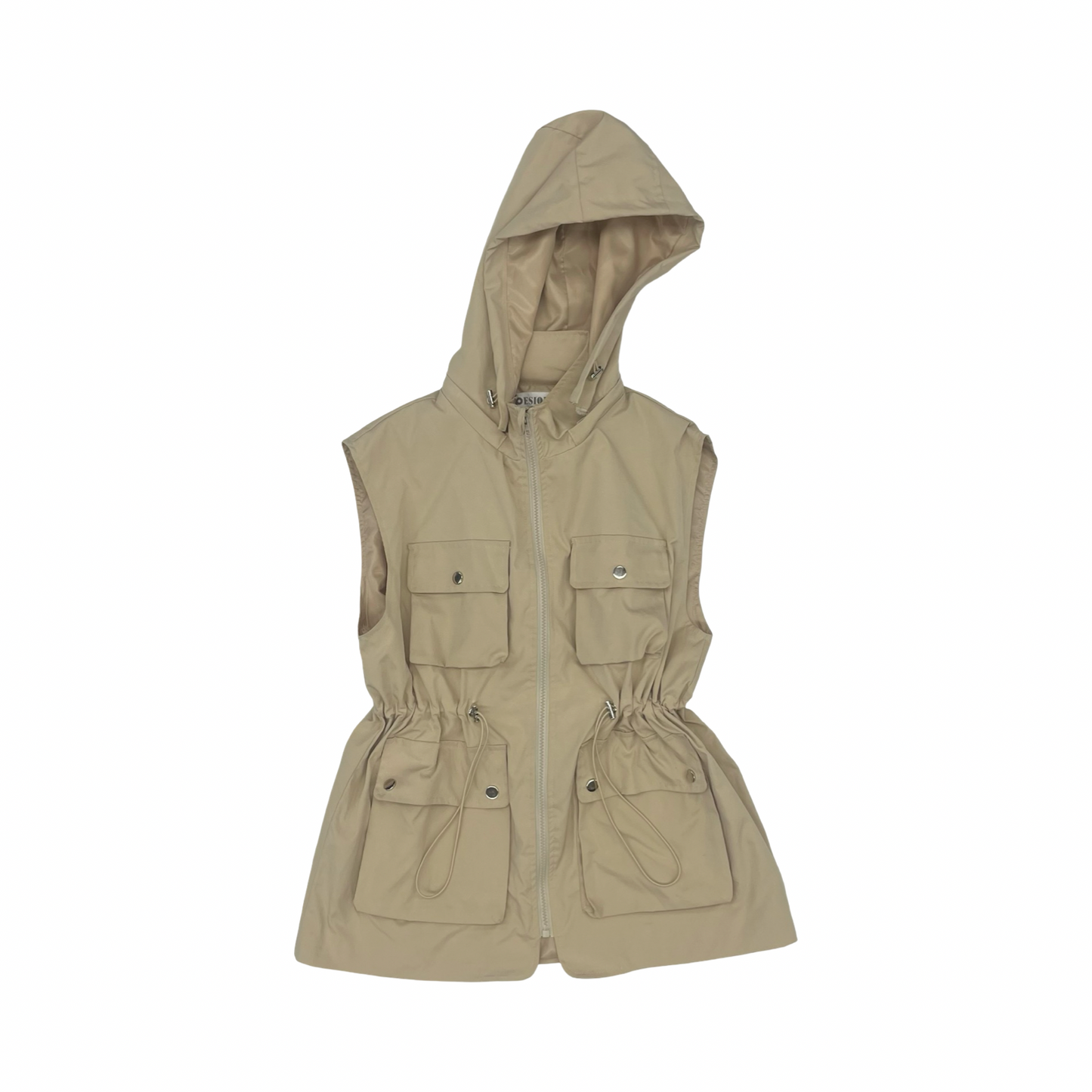 Vest Other By Clothes Mentor In Tan, Size:S