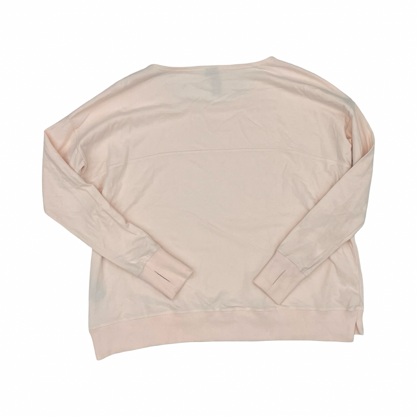 Athletic Top Ls Crewneck By Sweaty Betty In Peach, Size:L