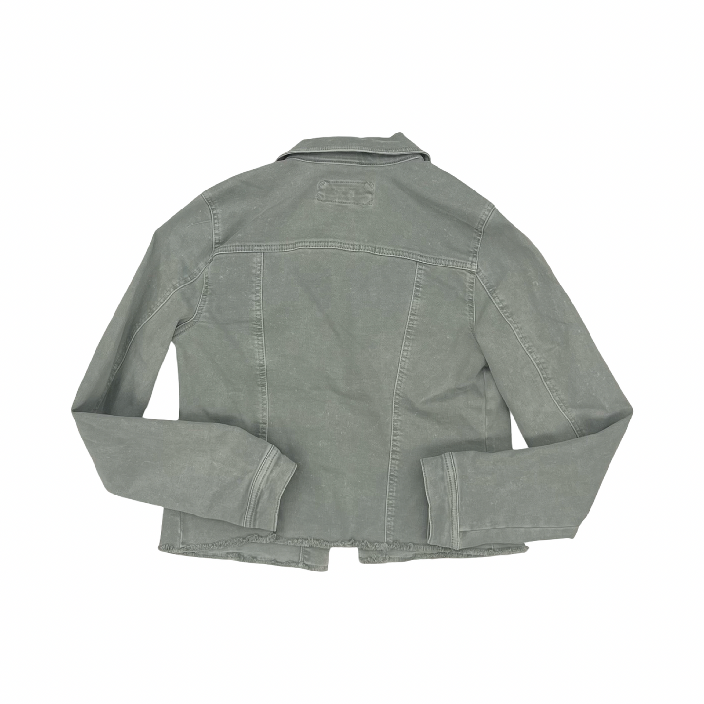 Jacket Denim By Maurices In Green Denim, Size:S