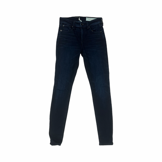 Jeans Skinny By Rag And Bone In Blue Denim, Size:0