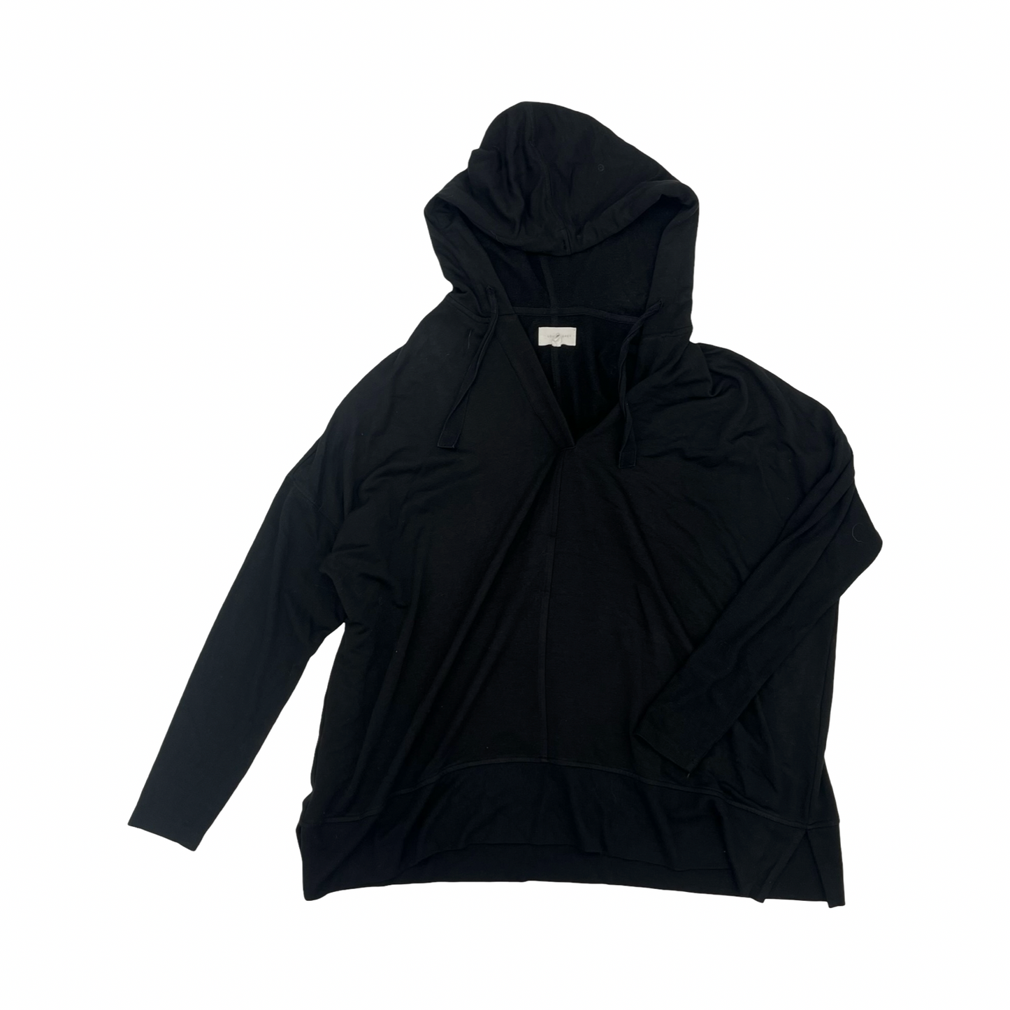 Sweatshirt Hoodie By Lou And Grey In Black, Size:L