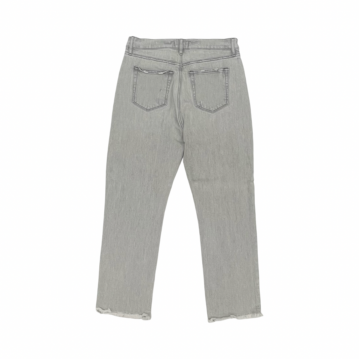 Jeans Straight By Loft In Grey Denim, Size:4