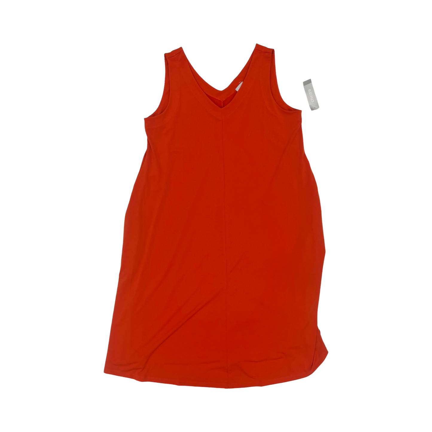 Dress Work By Chicos In Orange, Size:L