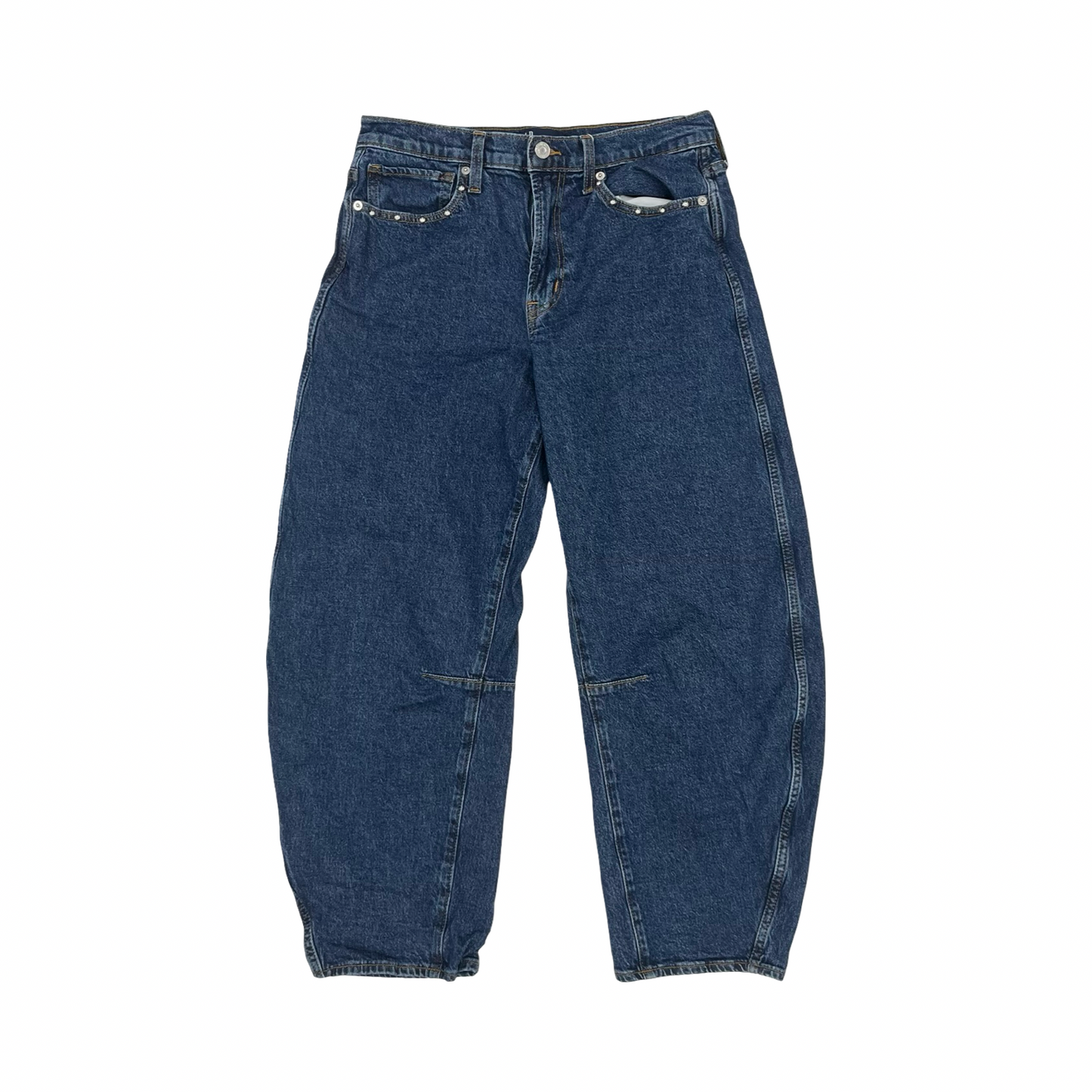 Jeans Wide Leg By Gap In Blue Denim, Size:6