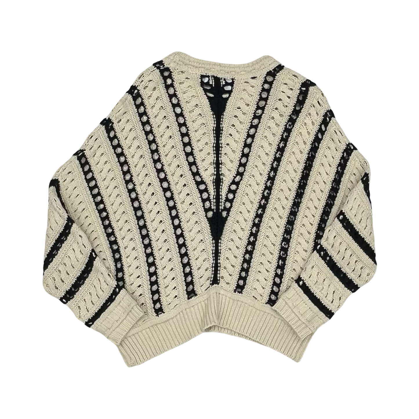 Sweater By Heartloom In Blue & Cream, Size:Xs