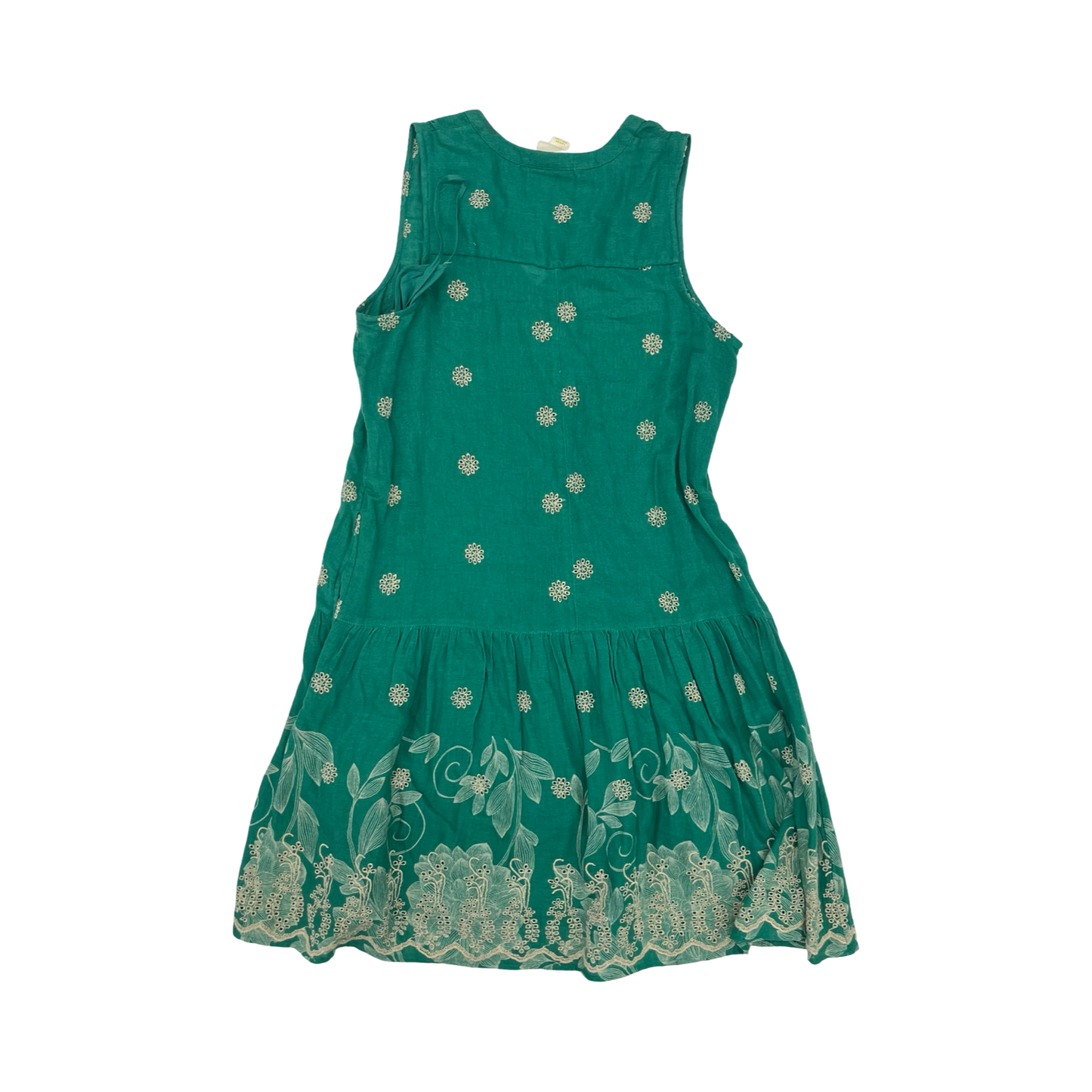 Dress Casual Short By Maeve In Green & Tan, Size:L