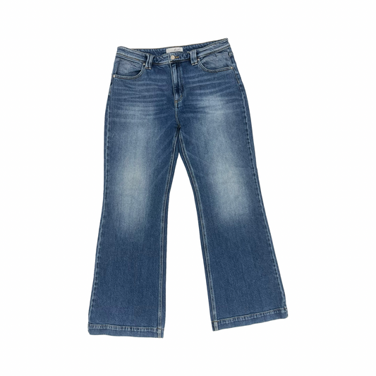 Jeans Boot Cut By Kancan In Blue Denim, Size:12