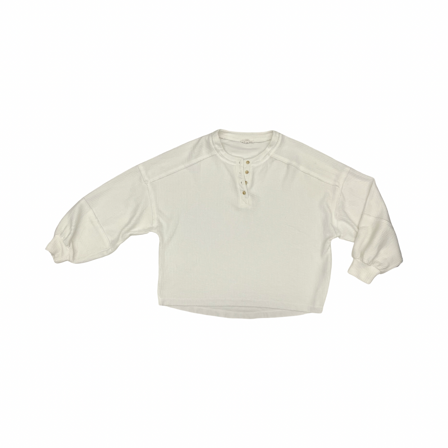 Top Ls By Blu Pepper In White, Size:M