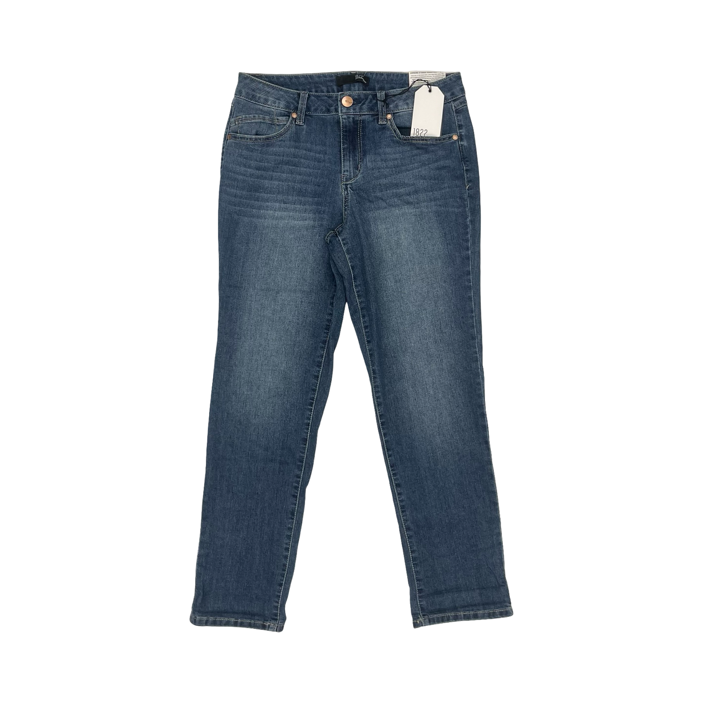 Jeans Skinny By 1822 Denim In Blue Denim, Size:12