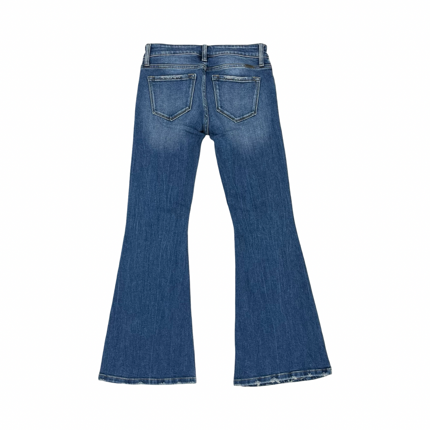 Jeans Flared By Kancan In Blue Denim, Size:0