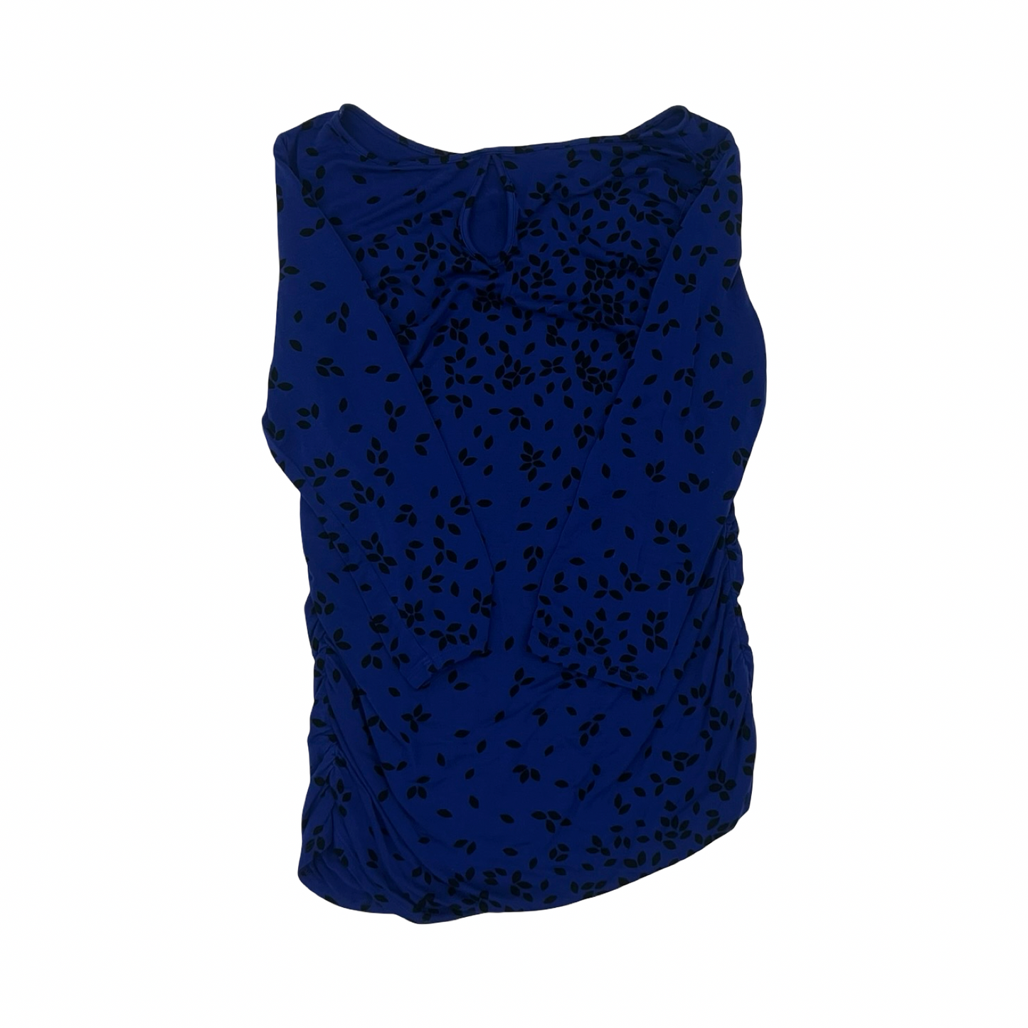 Mat Top Ls By Motherhood In Black & Blue, Size:M