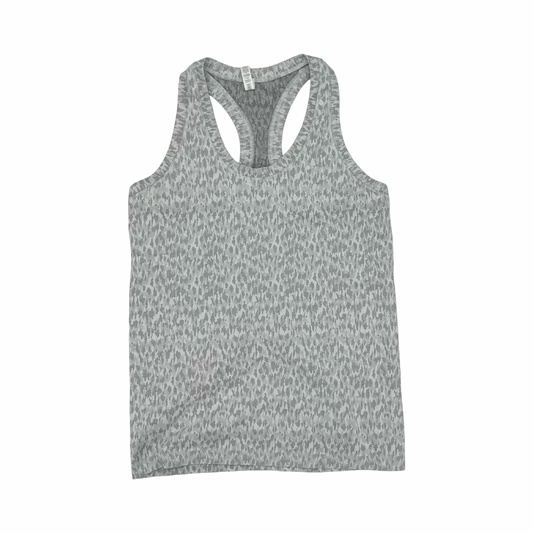 Athletic Tank Top By Athleta In Grey & White, Size:M