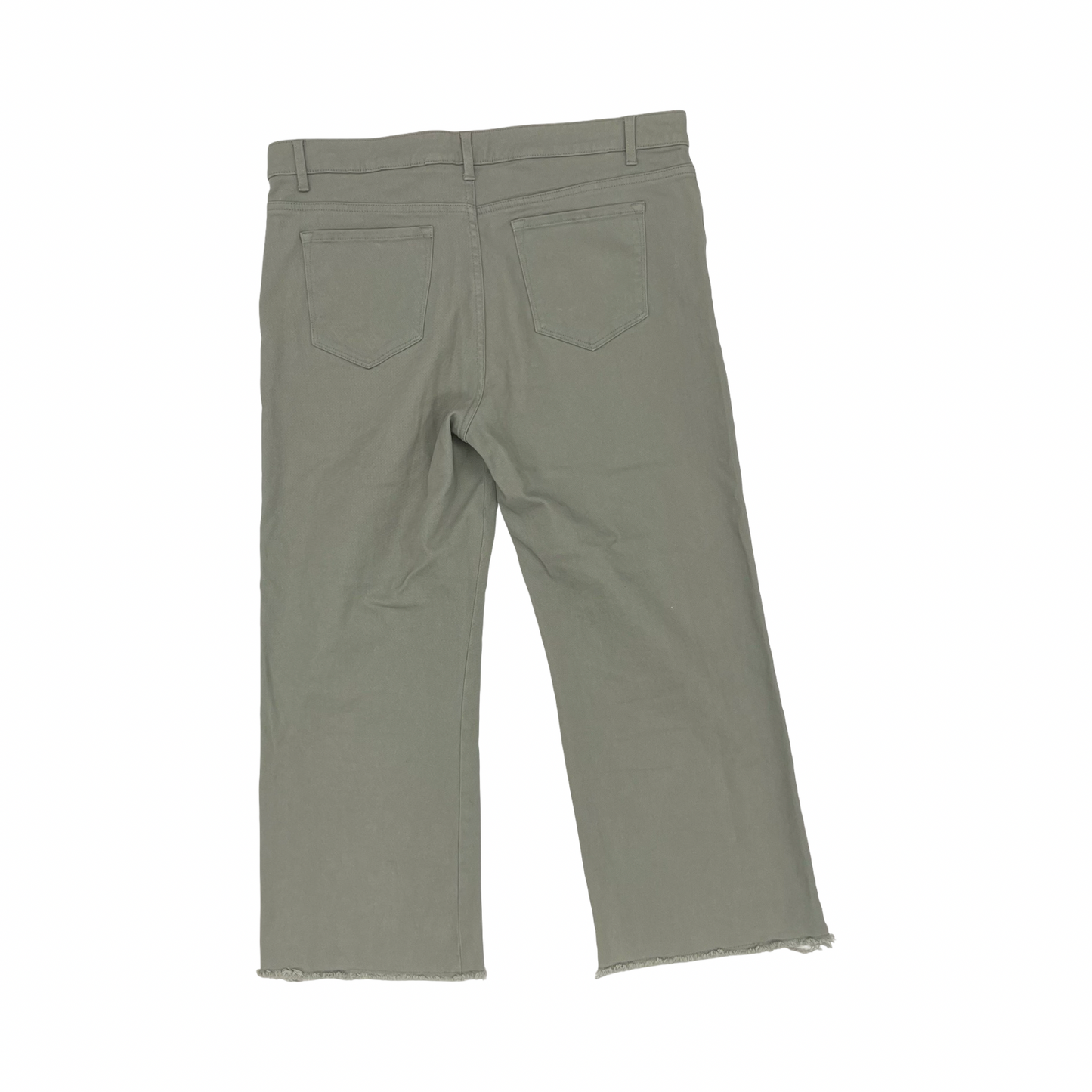Jeans Wide Leg By Anniewear In Green Denim, Size:3X