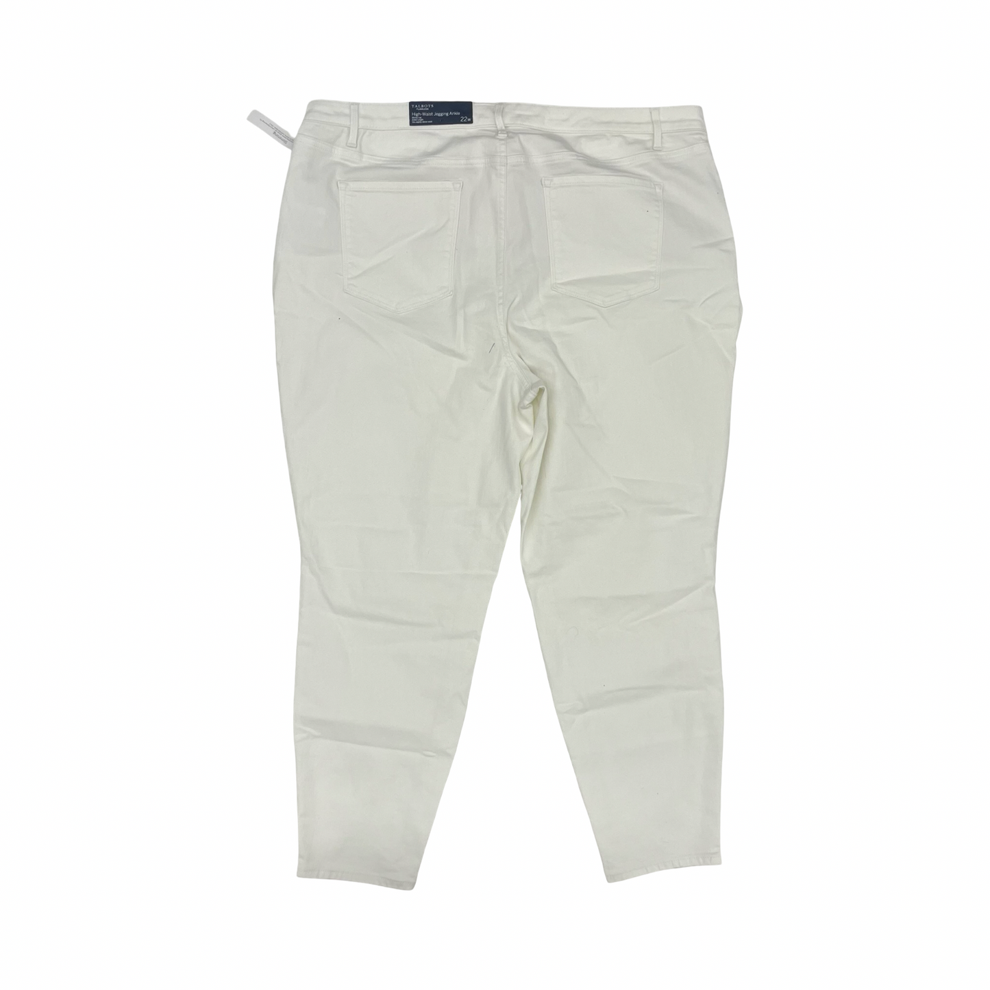 Jeans Jeggings By Talbots In White Denim, Size:22
