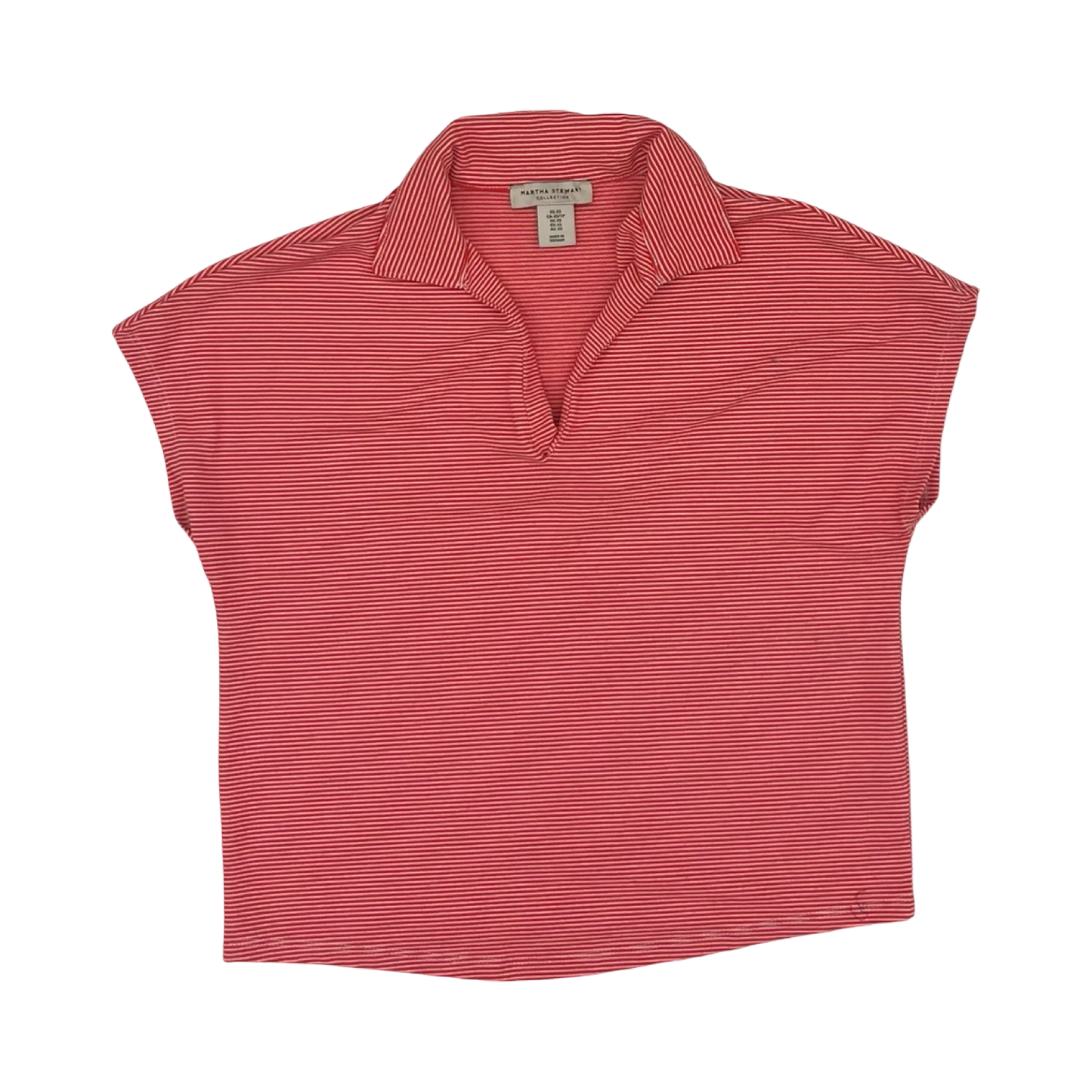 Top Ss By Cme In Red & White, Size:Xs
