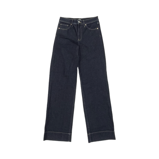 Jeans Wide Leg By Express In Blue Denim, Size:4P