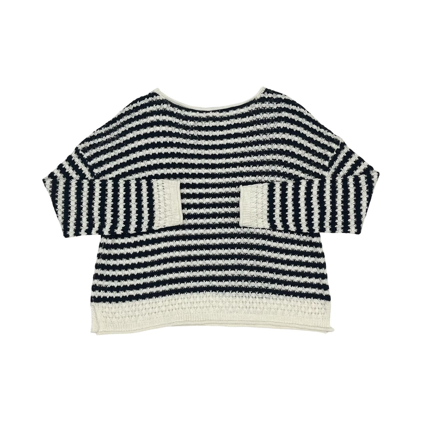 Sweater By Maurices In Blue & Cream, Size:Xxl