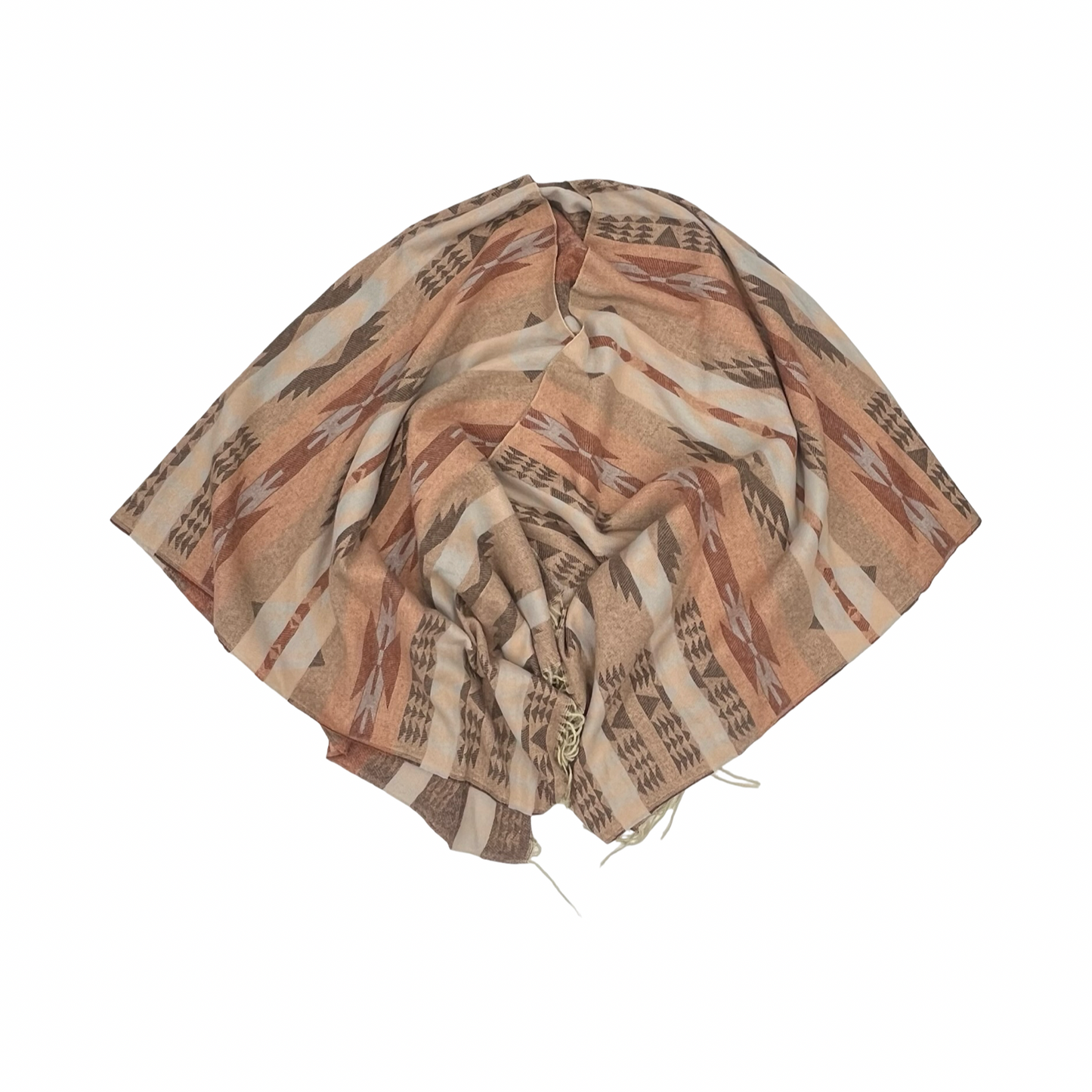 Shawl By Clothes Mentor In Orange, Size:Osfm