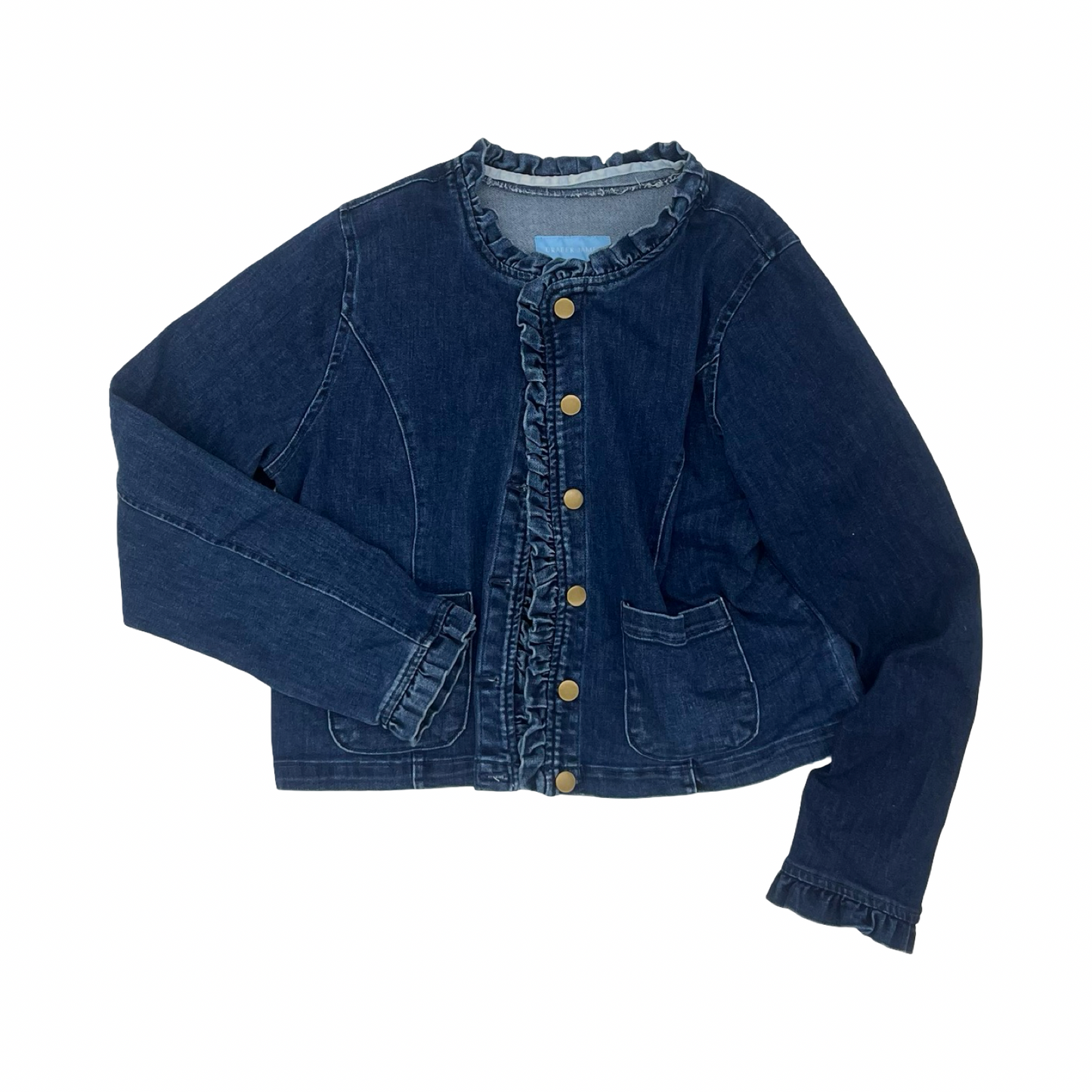 Jacket Denim By Draper James In Blue Denim, Size:Xl