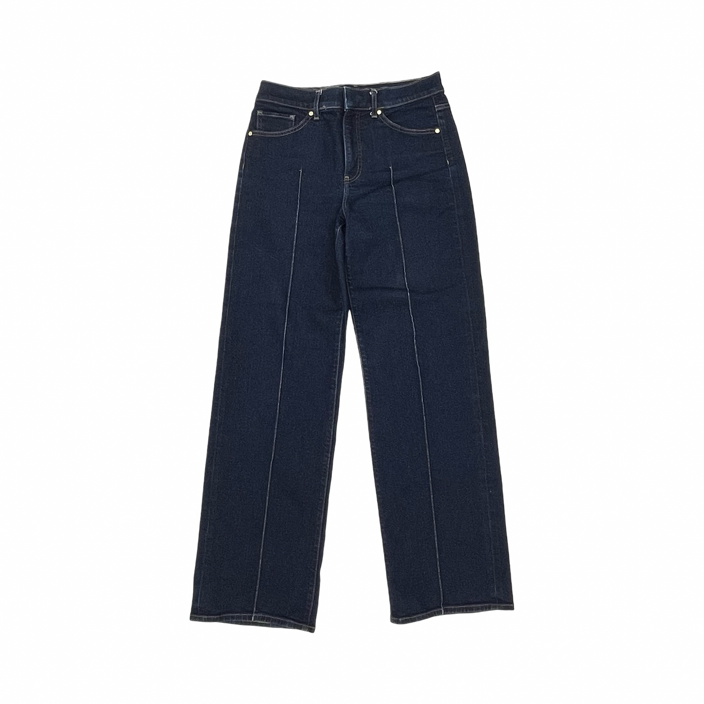 Jeans Wide Leg By Express In Blue Denim, Size:6
