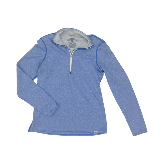 Athletic Top Ls Collar By Patagonia In Blue, Size:S