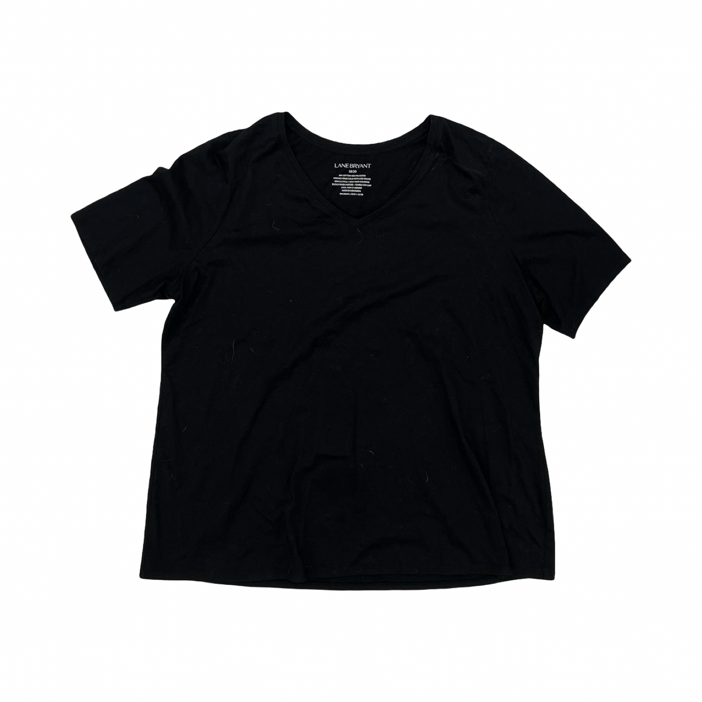 Top Ss By Lane Bryant In Black, Size:1X