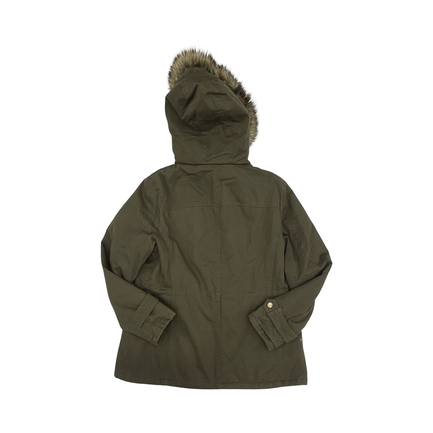 Coat Designer By Michael Kors In Green, Size:L