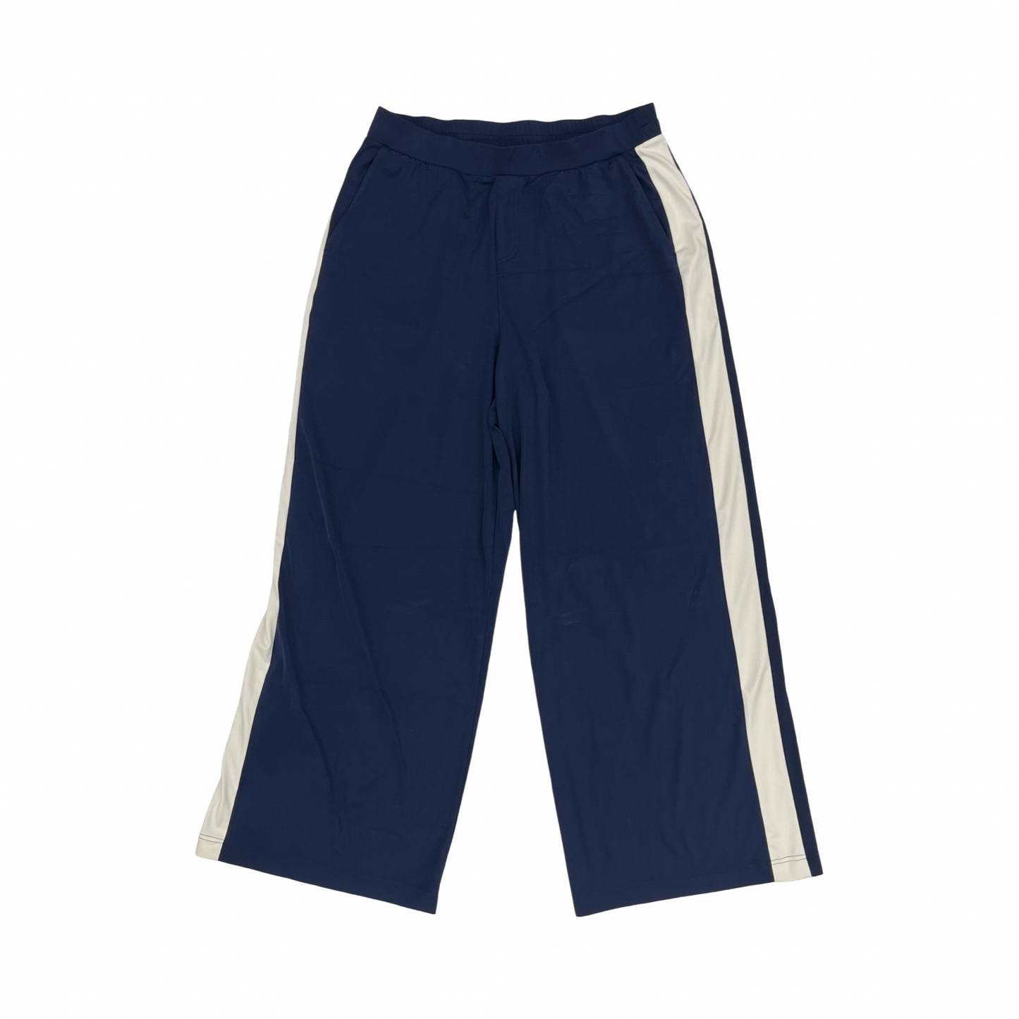 Pants Wide Leg By Lou And Grey In Blue & Cream, Size:L