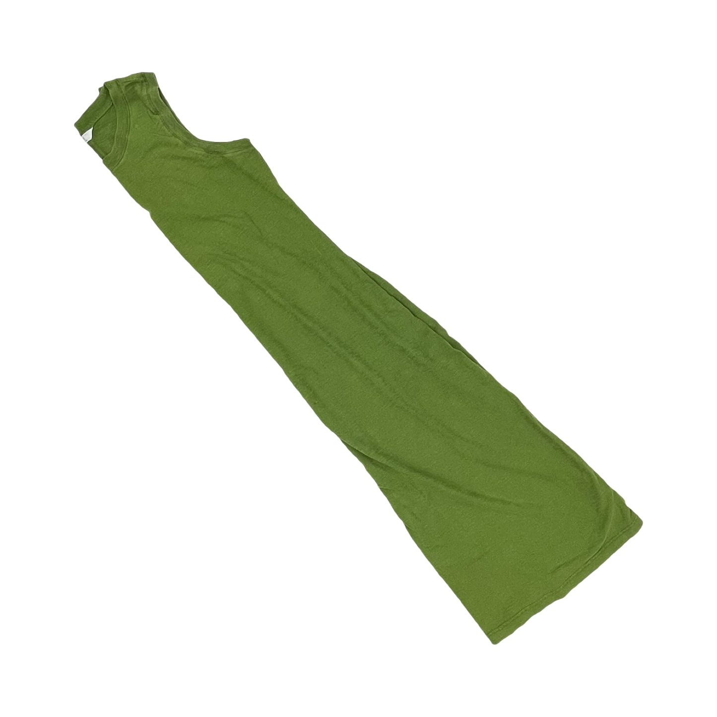Dress Casual Maxi By Time And Tru In Green, Size:L