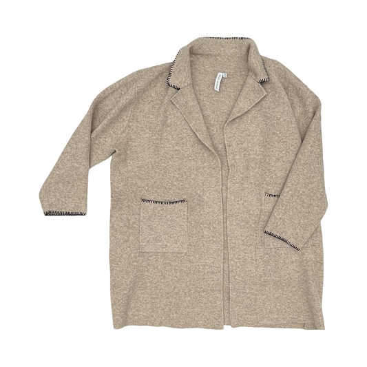 Sweater Cardigan By Grace + Karma In Brown, Size:2X