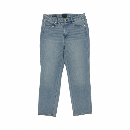 Jeans Straight By White House Black Market In Blue Denim, Size:8
