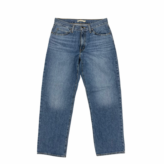 Jeans Straight By Levis In Blue Denim, Size:10