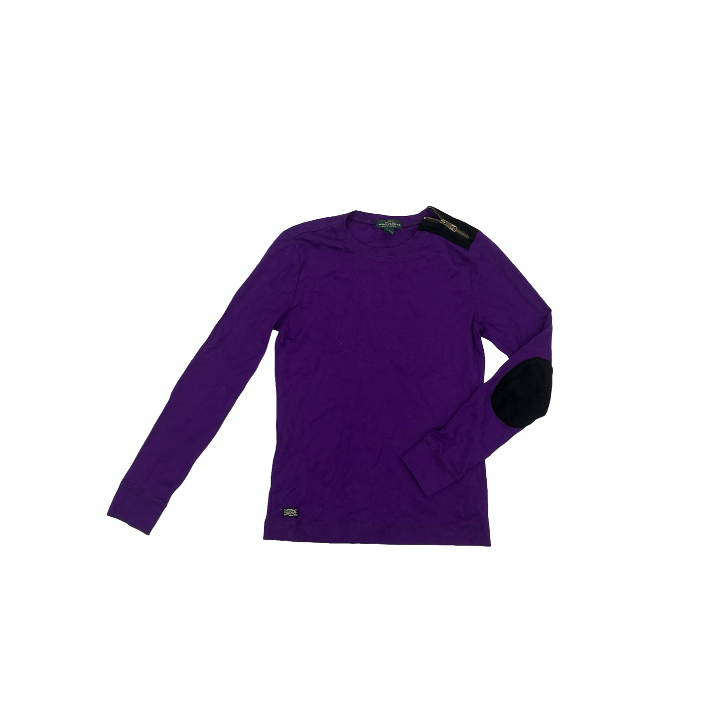 Top Ls By Lauren By Ralph Lauren In Purple, Size:M