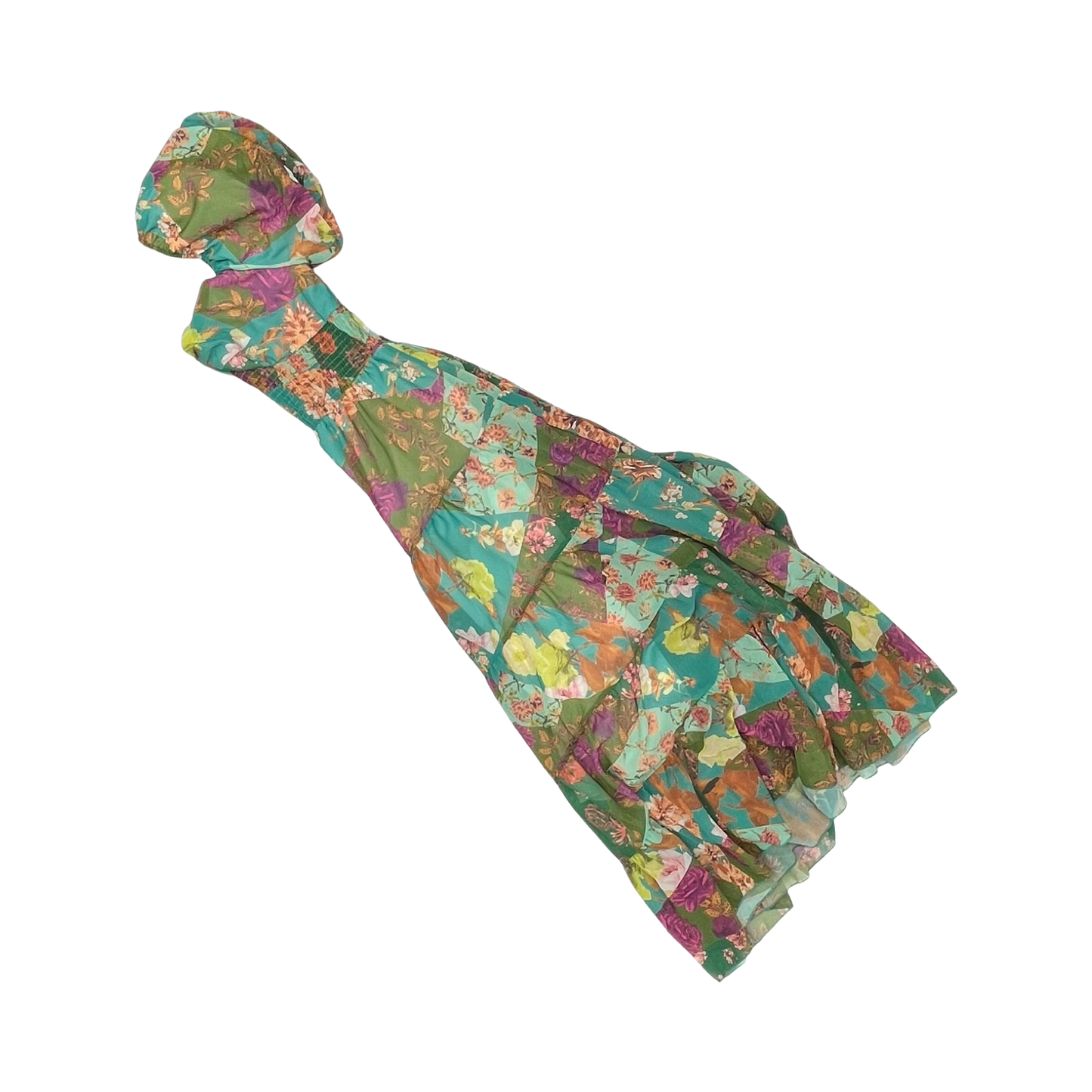 Dress Party Long By Cmf In Floral Print, Size:M