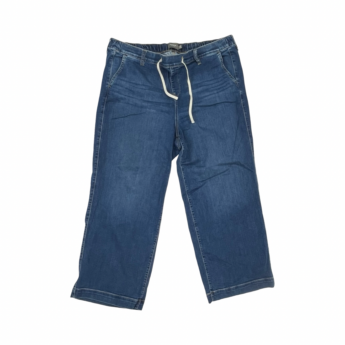 Jeans Wide Leg By Torrid In Blue Denim, Size:30
