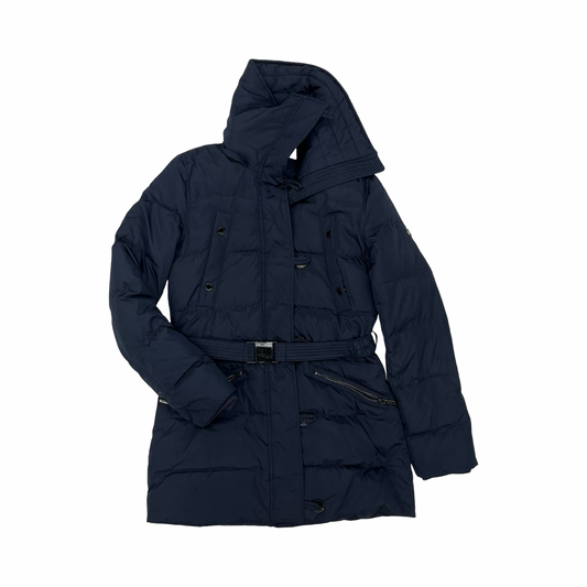 Coat Designer By Michael Kors In Navy, Size:Xs