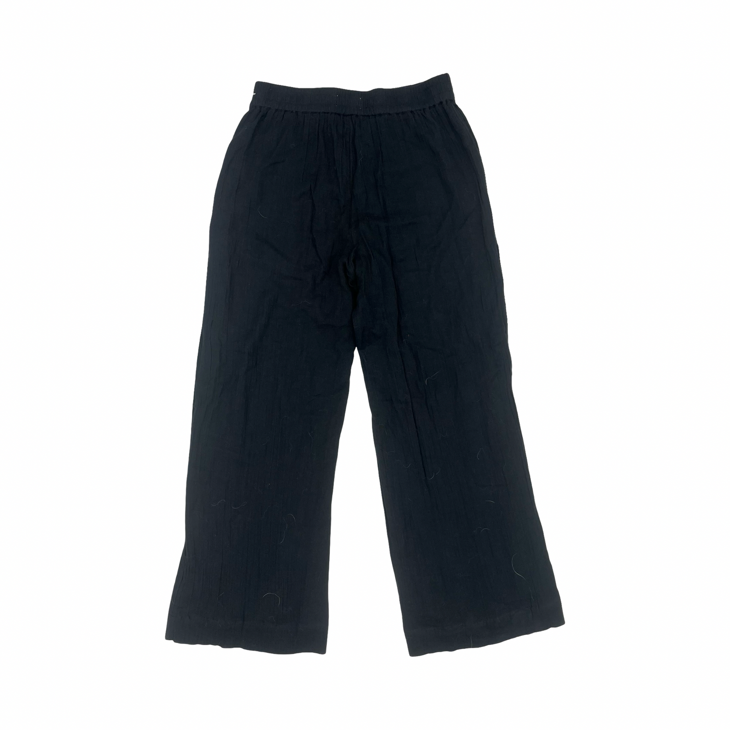 Pants Wide Leg By Abercrombie And Fitch In Black, Size:L