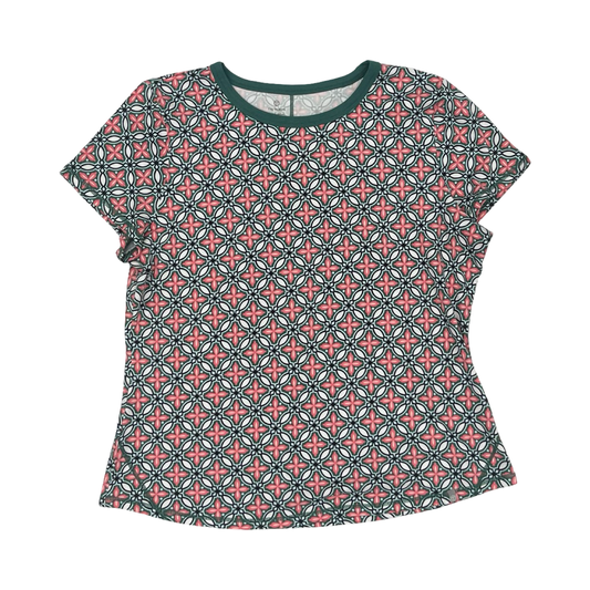 Top Ss By Talbots In Green & White, Size:Xlp