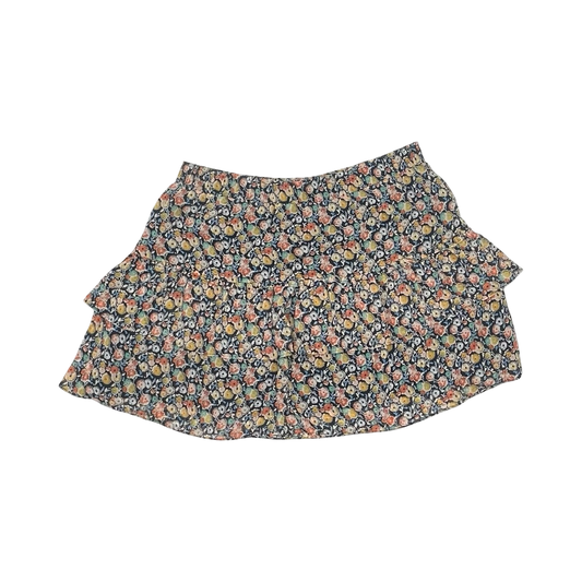 Skirt Mini & Short By Loft In Floral Print, Size:Xl