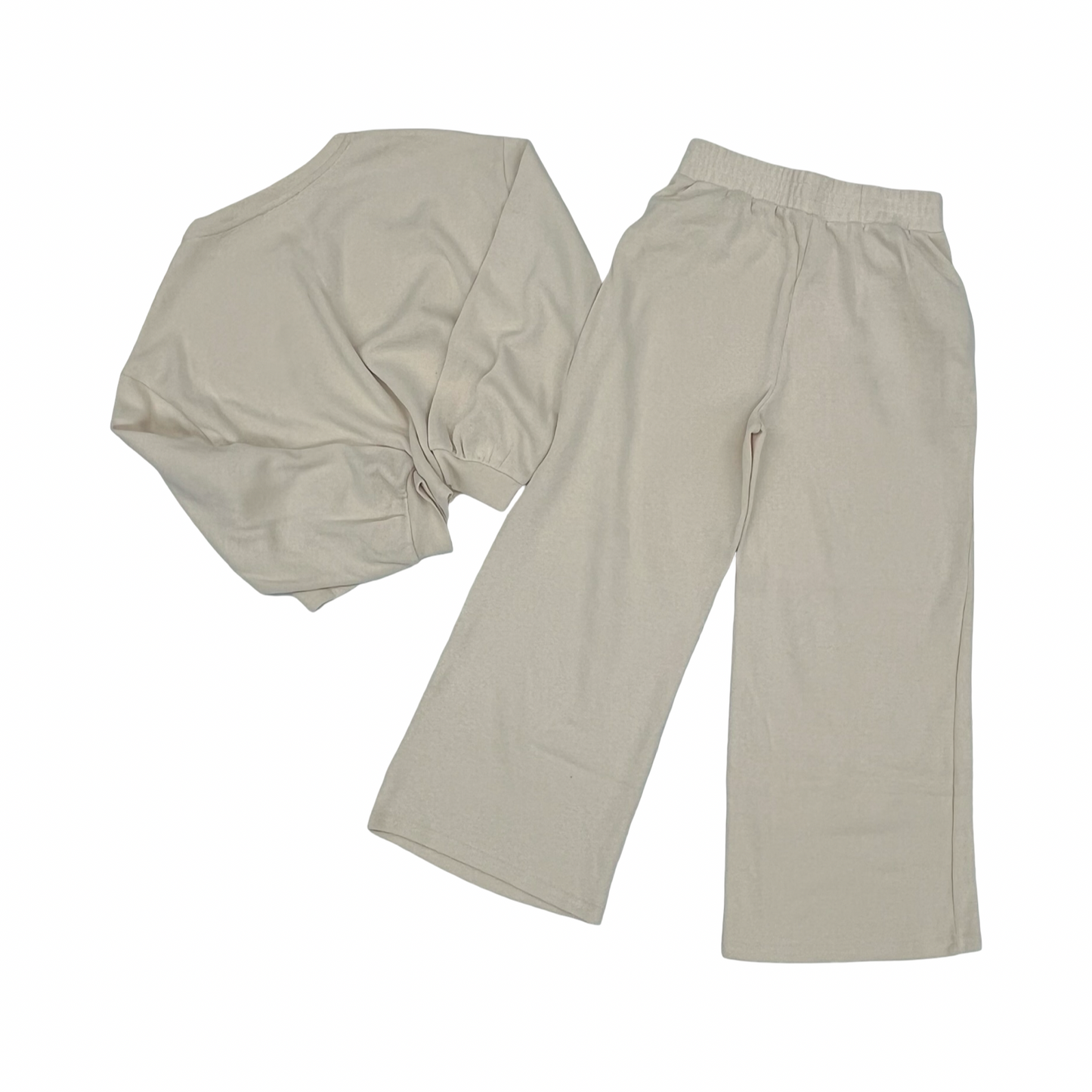 Lounge Set Pants By Listicle In Cream, Size:M
