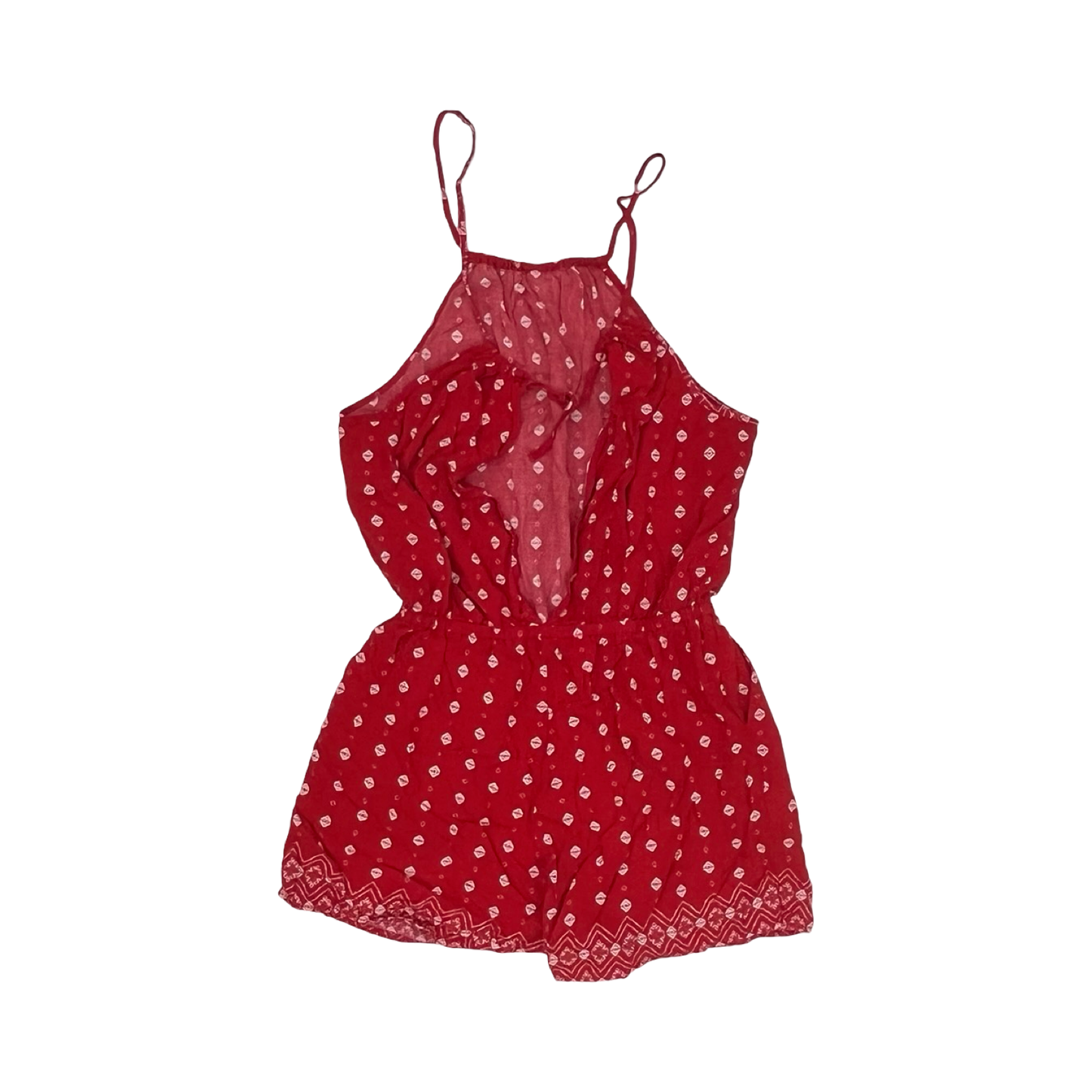 Romper By Derek Heart In Red, Size:L