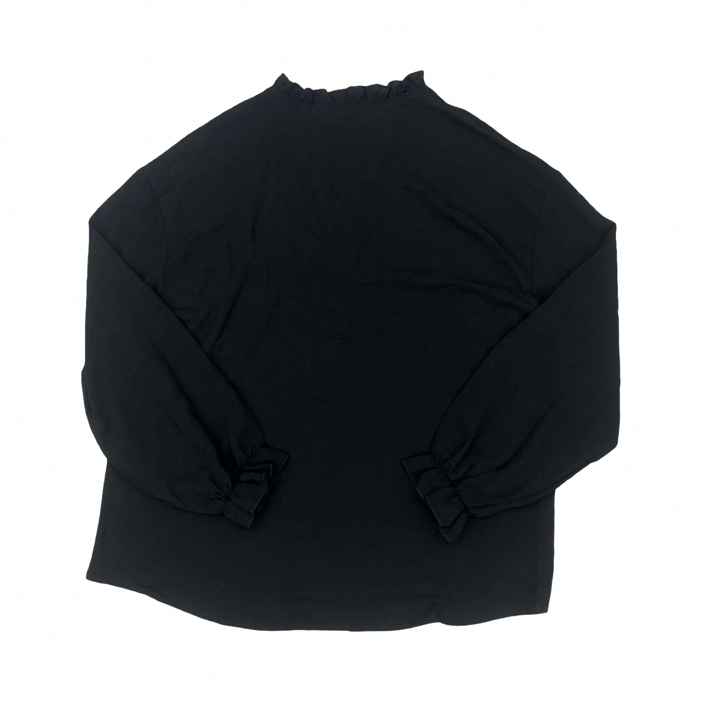 Blouse Ls By Cme In Black, Size:Xl